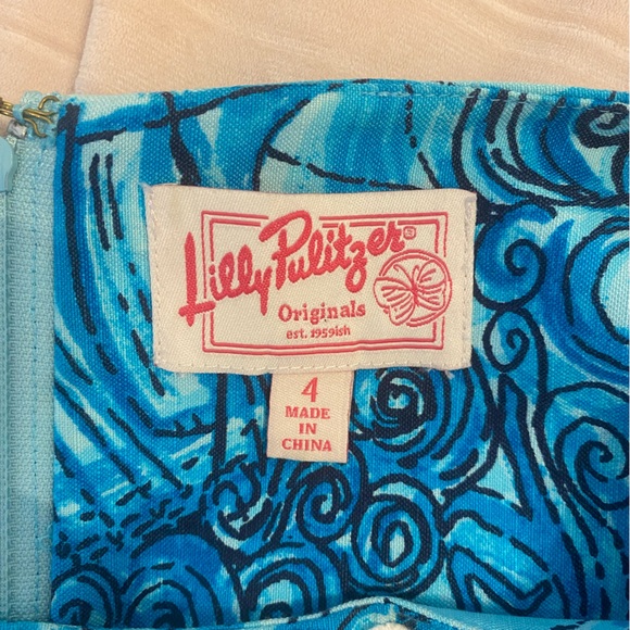 Lilly Pulitzer Dark N Stormy Originals Shift Dress Holy Grail size 4 - Picture 8 of 14